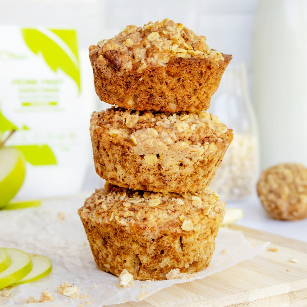 Apple Muffins With Cinnamon Vegan Naya